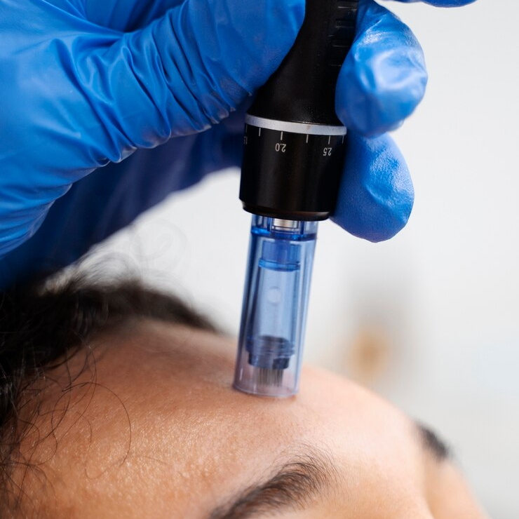 أوضح MicroNeedling: كيف يعمل وفوائده ورعاية اللاحق الأساسية